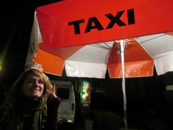 The (unfortunately taxi-free) safe taxi umbrella